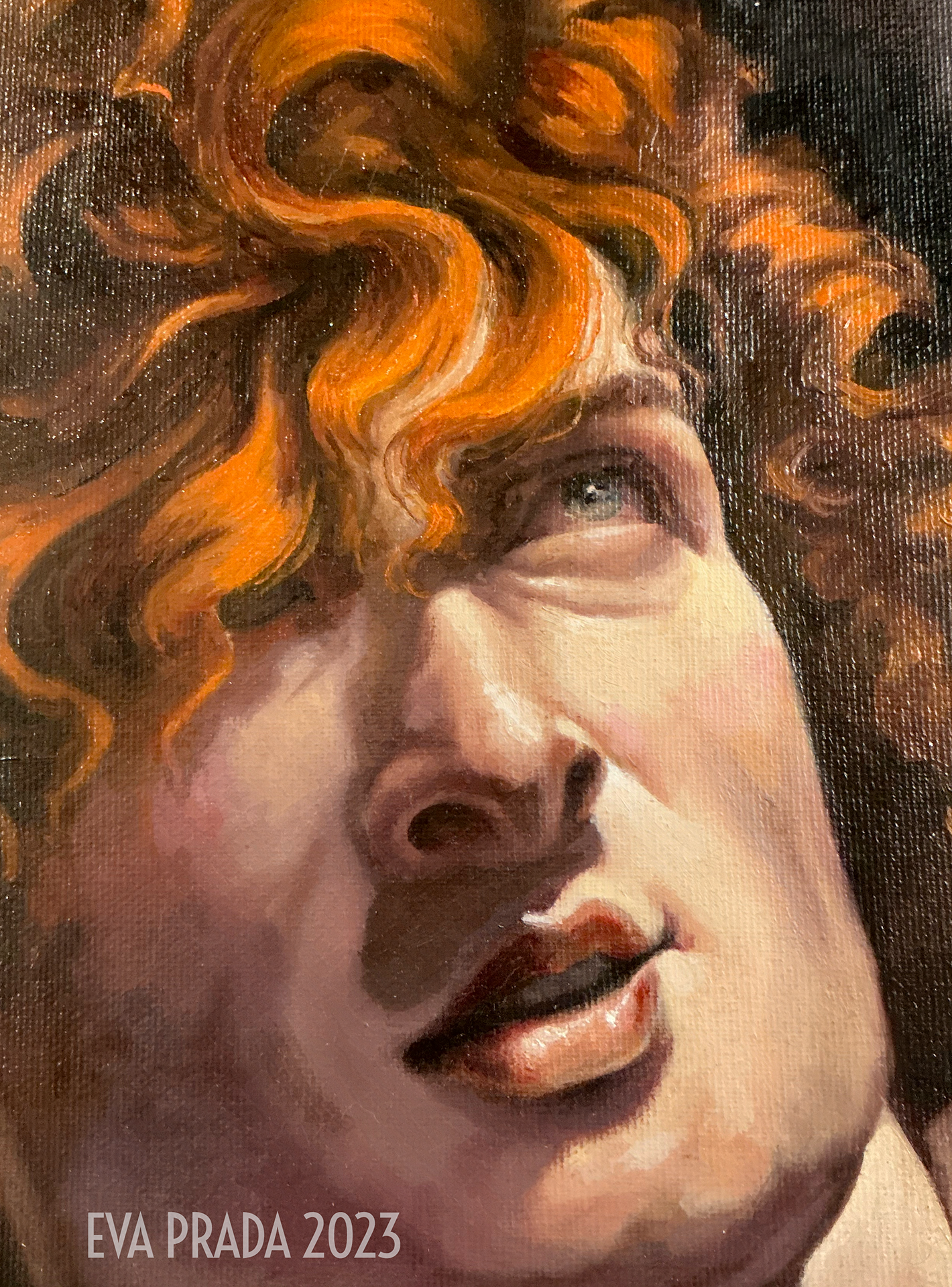 Fallen Portrait Face Detail