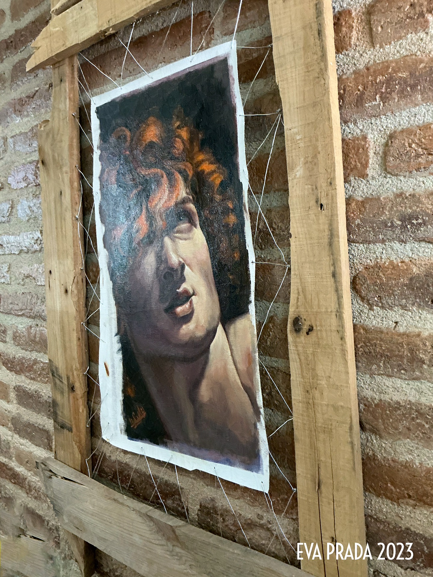 Fallen Study over Federico's Photograph