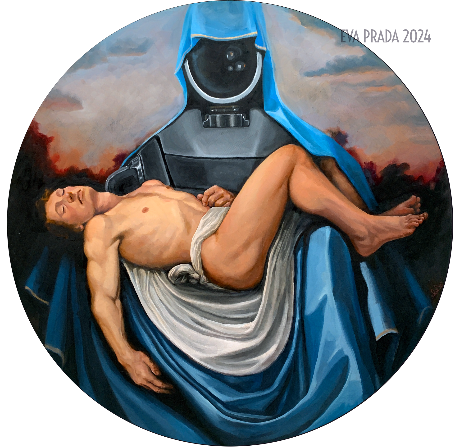 New Idols original oil painting by Eva Prada