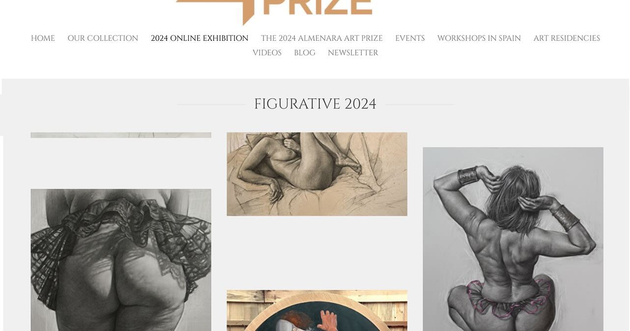 Almenara Prize online exhibition banner