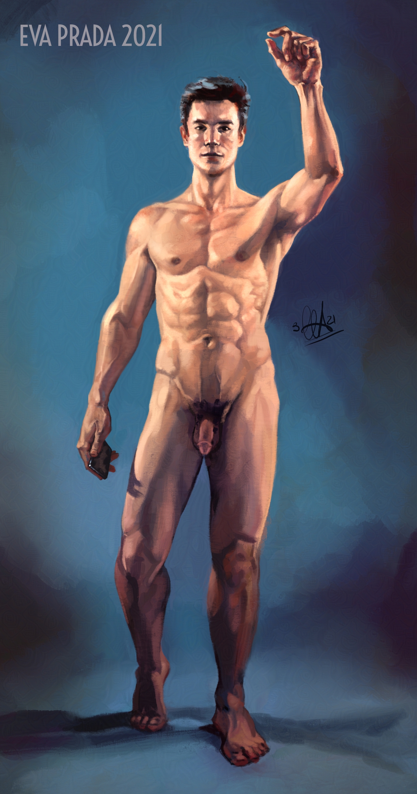 Nude study 3 by Eva Prada